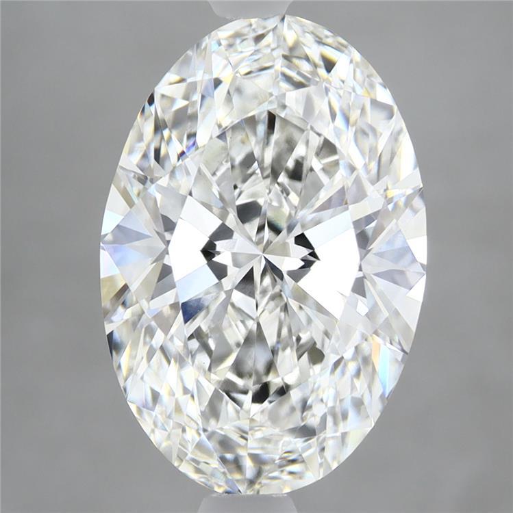 4.60 Carat Oval Shaped, Ideal Cut, F Color, VVS2 Clarity, IGI Certified Lab Grown Diamond