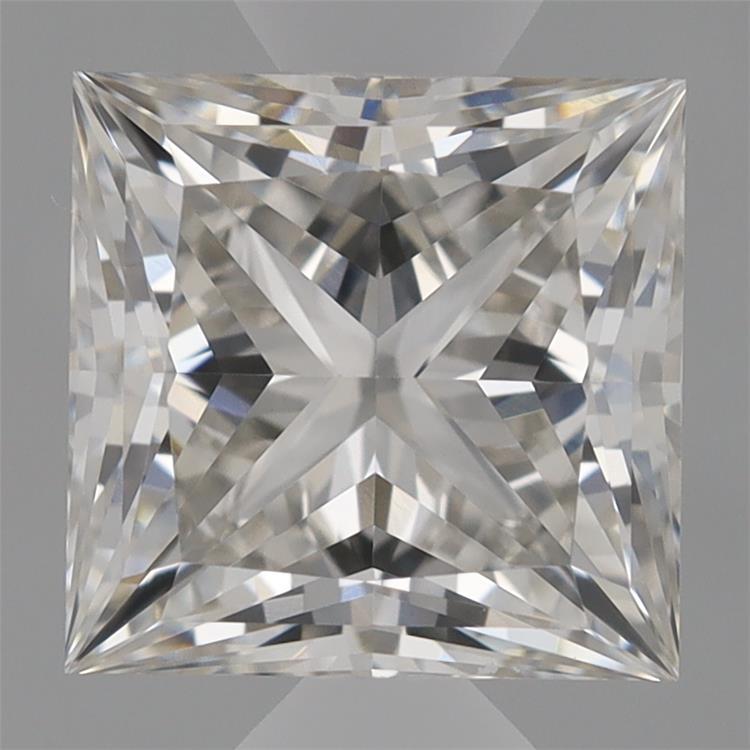 1.35 Carat Princess Shaped, Ideal Cut, H Color, VVS2 Clarity, IGI Certified Lab Grown Diamond