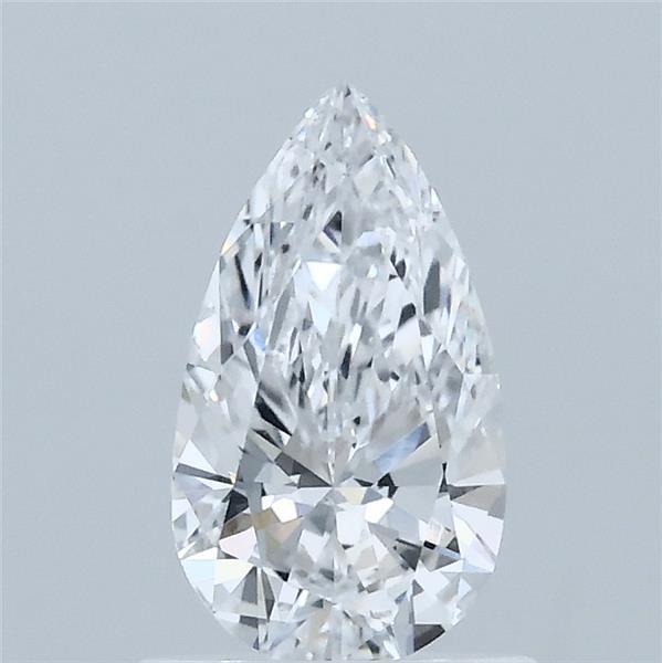 0.78 Carat Pear Shaped, Ideal Cut, D Color, VVS2 Clarity, IGI Certified Lab Grown Diamond