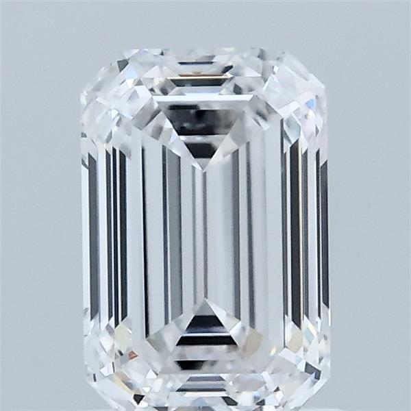 1.34 Carat Emerald Shaped, Ideal Cut, D Color, VVS1 Clarity, IGI Certified Lab Grown Diamond