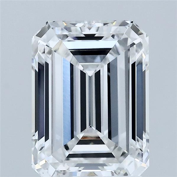 2.51 Carat Emerald Shaped, Ideal Cut, D Color, VS1 Clarity, IGI Certified Lab Grown Diamond