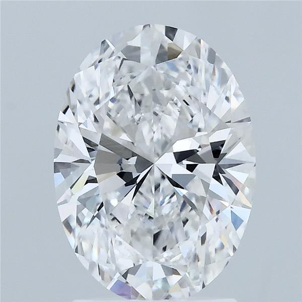 2.09 Carat Oval Shaped, Ideal Cut, D Color, VVS2 Clarity, IGI Certified Lab Grown Diamond