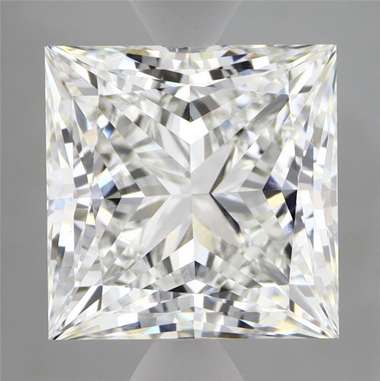 4.88 Carat Princess Shaped, Ideal Cut, F Color, VS1 Clarity, IGI Certified Lab Grown Diamond