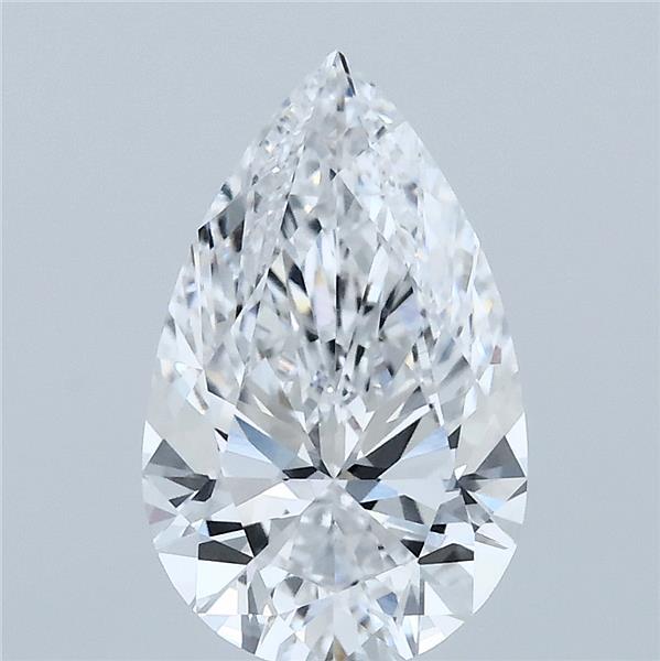 2.20 Carat Pear Shaped, Ideal Cut, D Color, VVS2 Clarity, IGI Certified Lab Grown Diamond