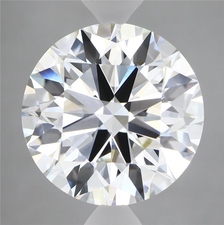 6.04 Carat Round Shaped, Ideal Cut, F Color, VS1 Clarity, IGI Certified Lab Grown Diamond