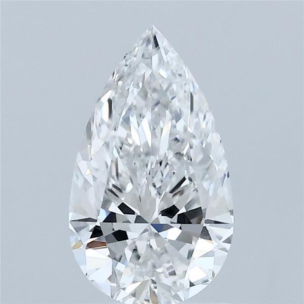 1.00 Carat Pear Shaped, Excellent Cut, E Color, VS1 Clarity, IGI Certified Lab Grown Diamond