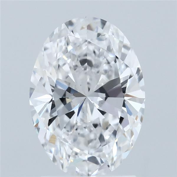 2.00 Carat Oval Shaped, Ideal Cut, D Color, VS2 Clarity, IGI Certified Lab Grown Diamond
