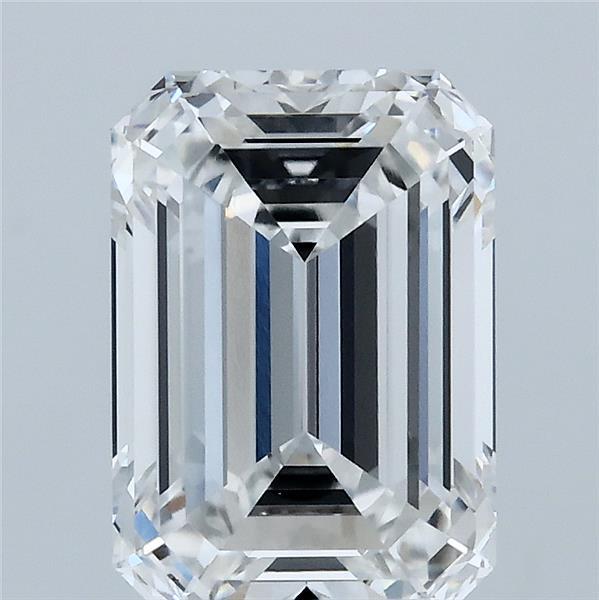 3.07 Carat Emerald Shaped, Ideal Cut, E Color, VS1 Clarity, IGI Certified Lab Grown Diamond