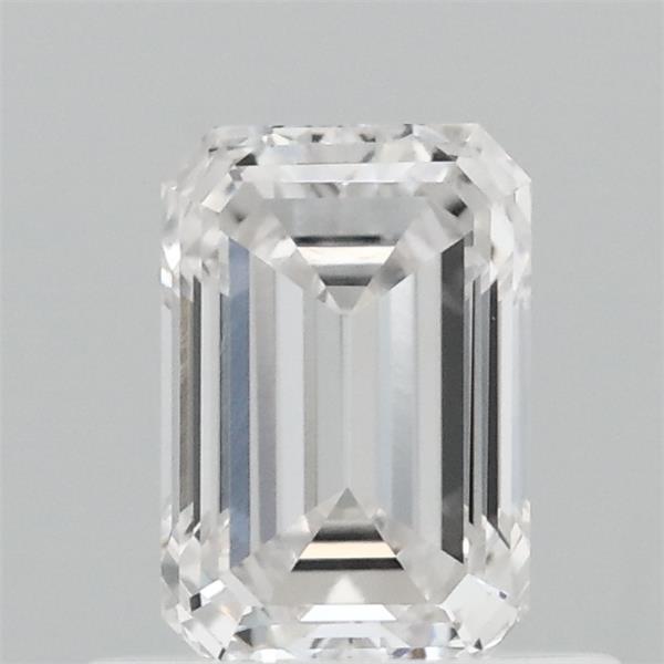 0.69 Carat Emerald Shaped, Excellent Cut, E Color, VVS1 Clarity, IGI Certified Lab Grown Diamond