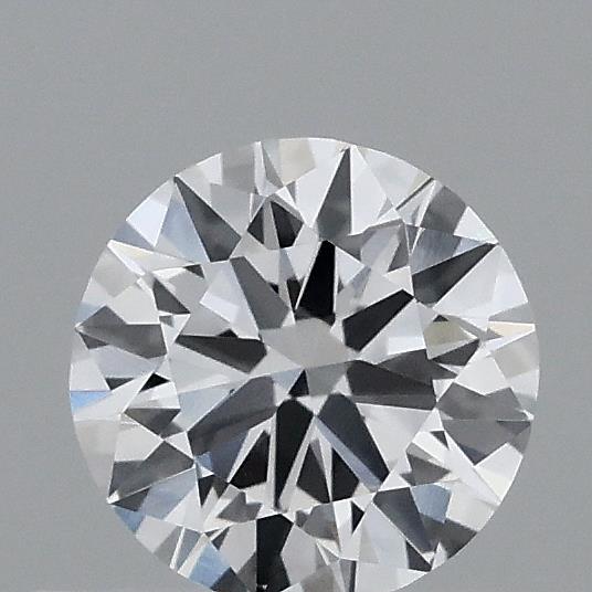 0.45 Carat Round Shaped, Excellent Cut, D Color, VVS2 Clarity, IGI Certified Lab Grown Diamond