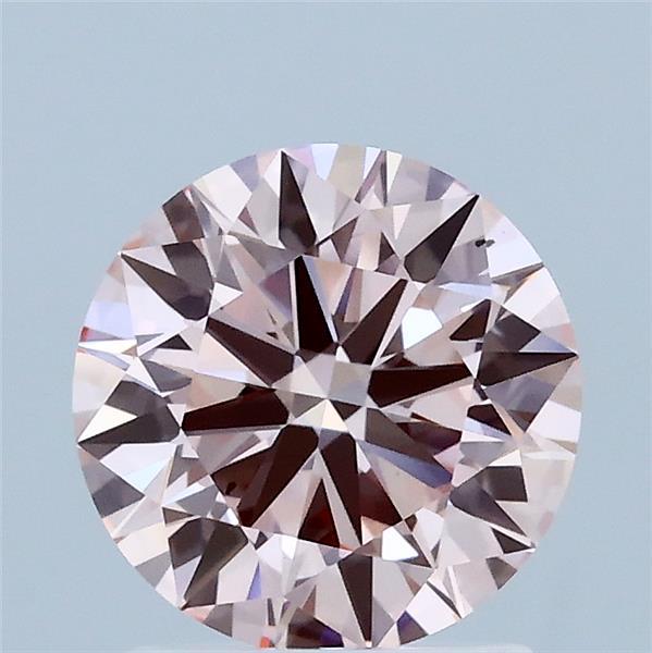 1.51 Carat Round Shaped, Ideal Cut, FANCY INTENSE PINK Color, VS2 Clarity, IGI Certified Lab Grown Diamond