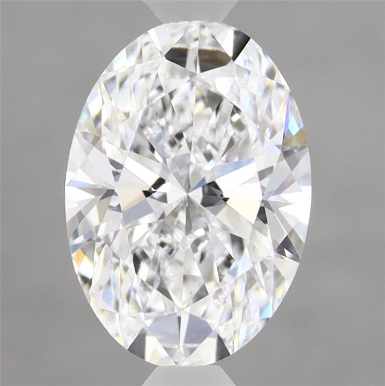 2.06 Carat Oval Shaped, Ideal Cut, D Color, VVS2 Clarity, IGI Certified Lab Grown Diamond