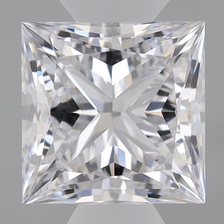 1.05 Carat Princess Shaped, Ideal Cut, E Color, IF Clarity, IGI Certified Lab Grown Diamond
