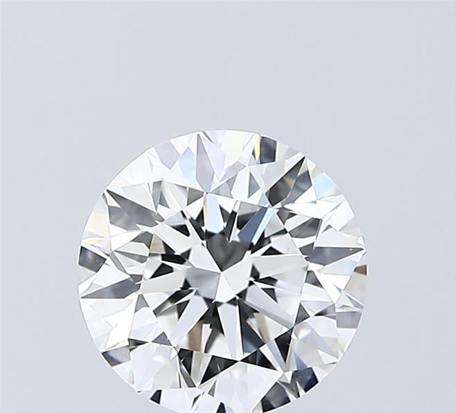 2.01 Carat Round Shaped, Excellent Cut, D Color, VVS2 Clarity, IGI Certified Lab Grown Diamond
