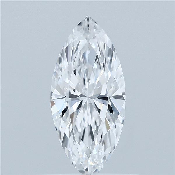 0.53 Carat Marquise Shaped, Ideal Cut, D Color, VVS2 Clarity, IGI Certified Lab Grown Diamond