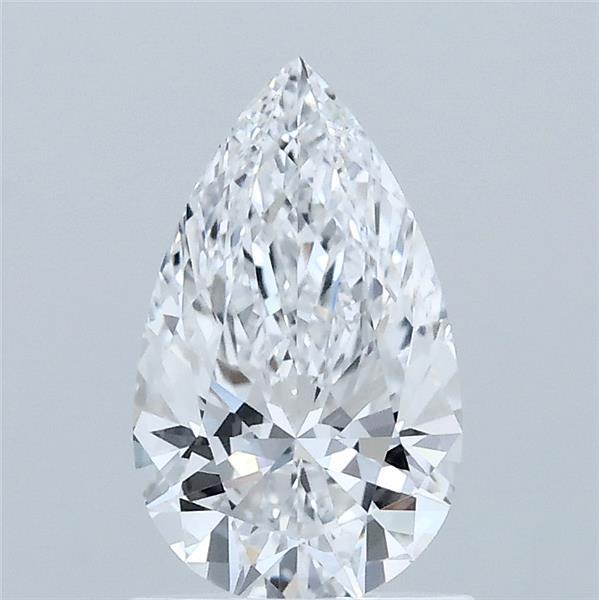 1.06 Carat Pear Shaped, Ideal Cut, D Color, VVS2 Clarity, IGI Certified Lab Grown Diamond
