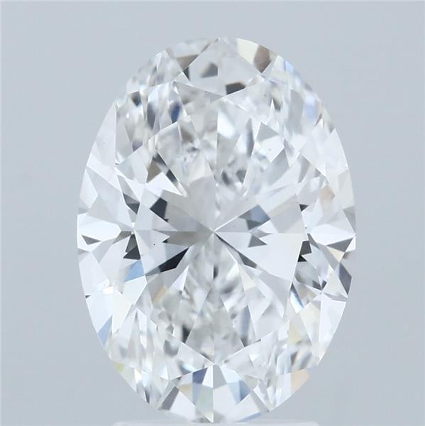 3.01 Carat Oval Shaped, Ideal Cut, E Color, VVS2 Clarity, IGI Certified Lab Grown Diamond