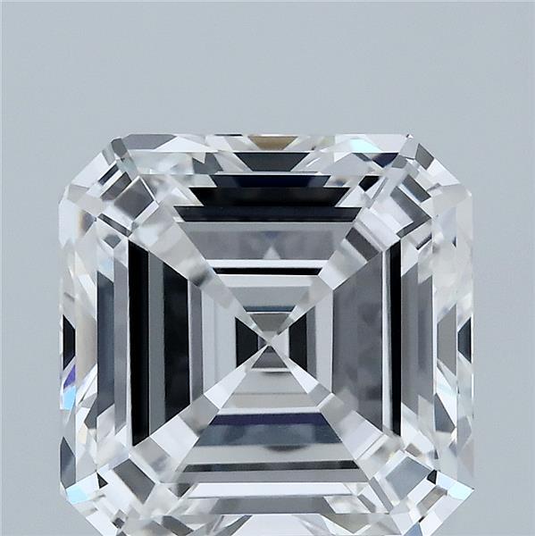 5.20 Carat Asscher Shaped, Ideal Cut, E Color, VVS2 Clarity, IGI Certified Lab Grown Diamond