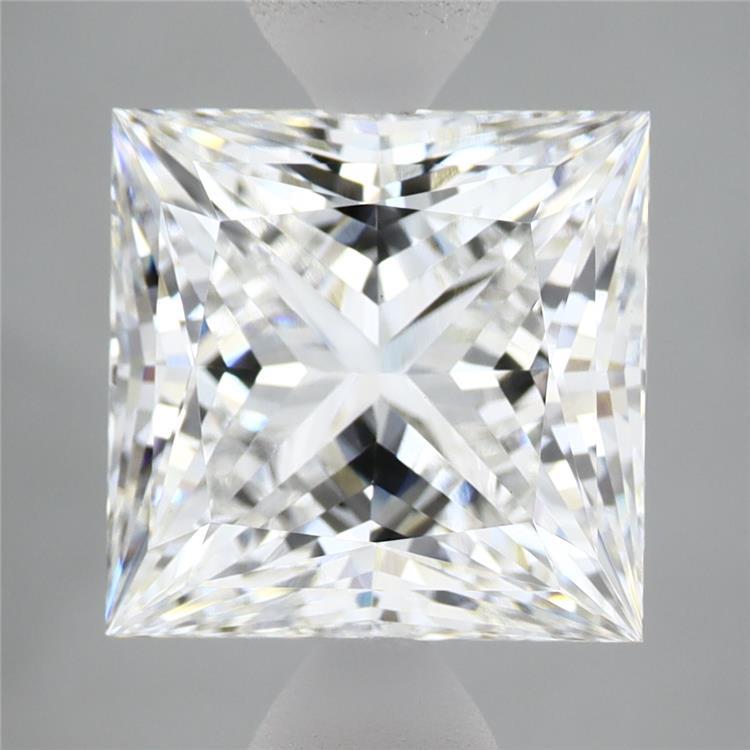 4.53 Carat Princess Shaped, Very Good Cut, E Color, VVS2 Clarity, IGI Certified Lab Grown Diamond