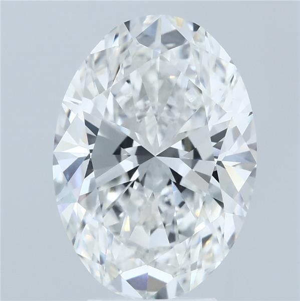 4.54 Carat Oval Shaped, Ideal Cut, F Color, VVS2 Clarity, IGI Certified Lab Grown Diamond