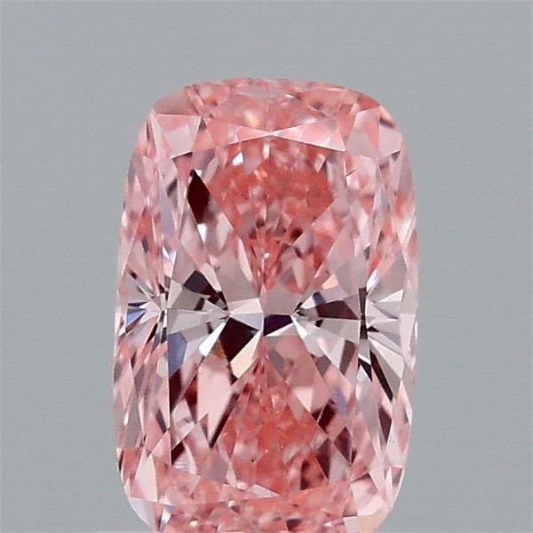 0.98 Carat Cushion Shaped, Excellent Cut, FANCY VIVID PINK Color, VS1 Clarity, IGI Certified Lab Grown Diamond