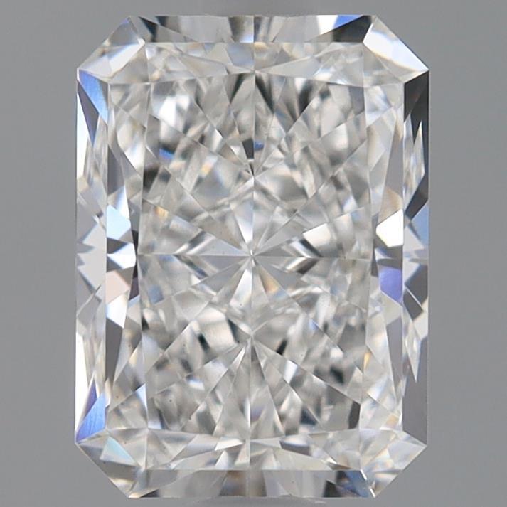 0.96 Carat Radiant Shaped, Ideal Cut, E Color, VVS2 Clarity, IGI Certified Lab Grown Diamond
