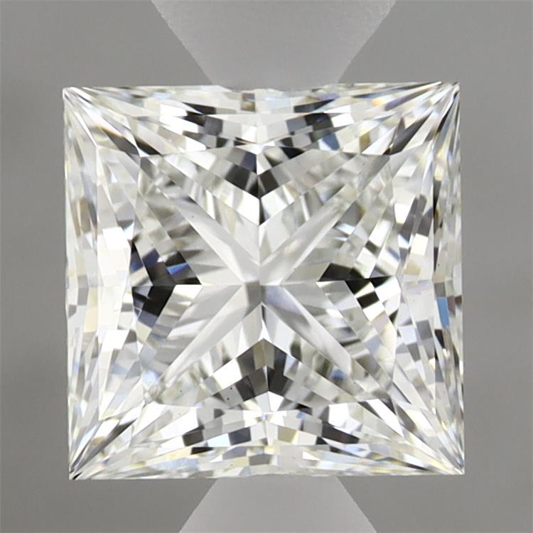 1.77 Carat Princess Shaped, Ideal Cut, F Color, VS1 Clarity, IGI Certified Lab Grown Diamond