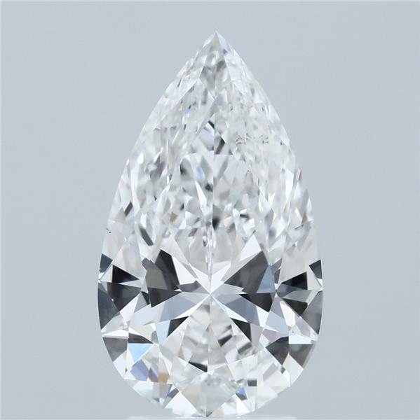 3.00 Carat Pear Shaped, Ideal Cut, F Color, VS1 Clarity, IGI Certified Lab Grown Diamond