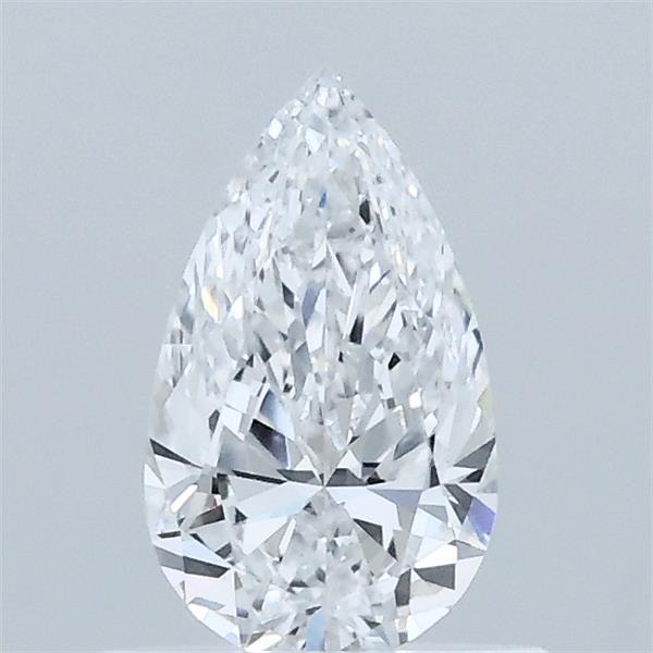 0.60 Carat Pear Shaped, Ideal Cut, D Color, VS1 Clarity, IGI Certified Lab Grown Diamond