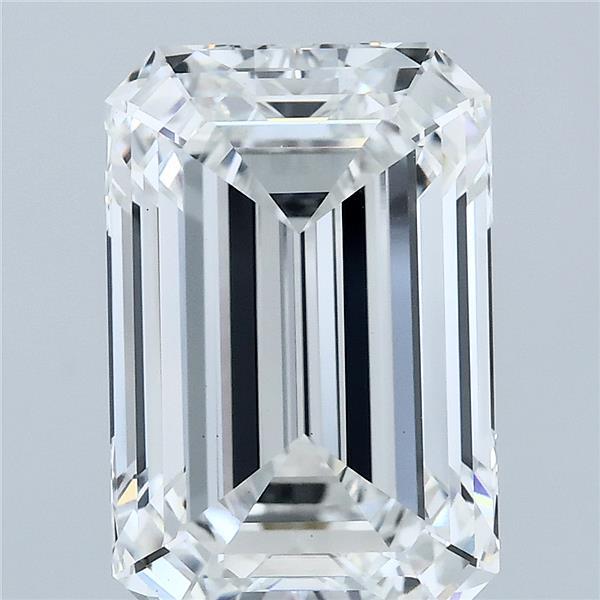 5.56 Carat Emerald Shaped, Ideal Cut, E Color, VS1 Clarity, IGI Certified Lab Grown Diamond