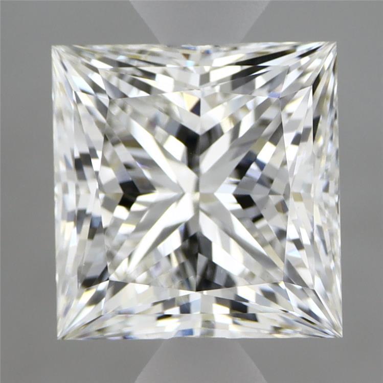 3.00 Carat Princess Shaped, Excellent Cut, F Color, VVS2 Clarity, IGI Certified Lab Grown Diamond