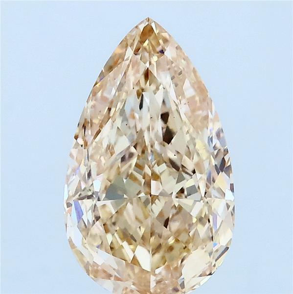 2.09 Carat Pear Shaped, Ideal Cut, FANCY LIGHT YELLOW Color, VS2 Clarity, IGI Certified Lab Grown Diamond