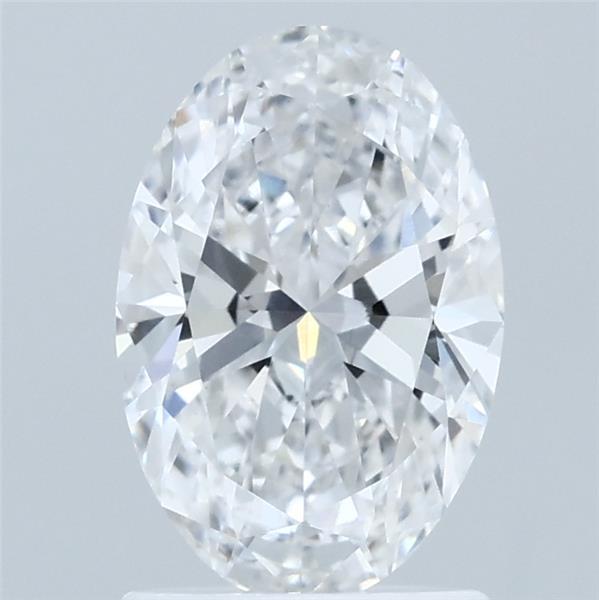 1.50 Carat Oval Shaped, Excellent Cut, D Color, VVS2 Clarity, IGI Certified Lab Grown Diamond