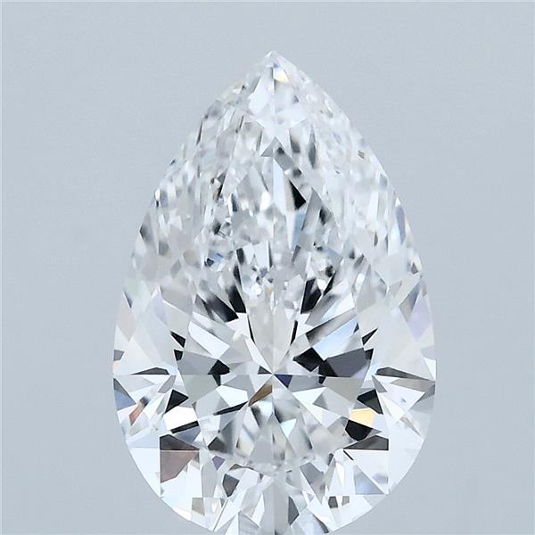 2.61 Carat Pear Shaped, Ideal Cut, D Color, VVS2 Clarity, IGI Certified Lab Grown Diamond