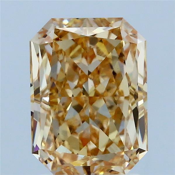 3.01 Carat Radiant Shaped, Excellent Cut, FANCY YELLOW Color, VS1 Clarity, IGI Certified Lab Grown Diamond