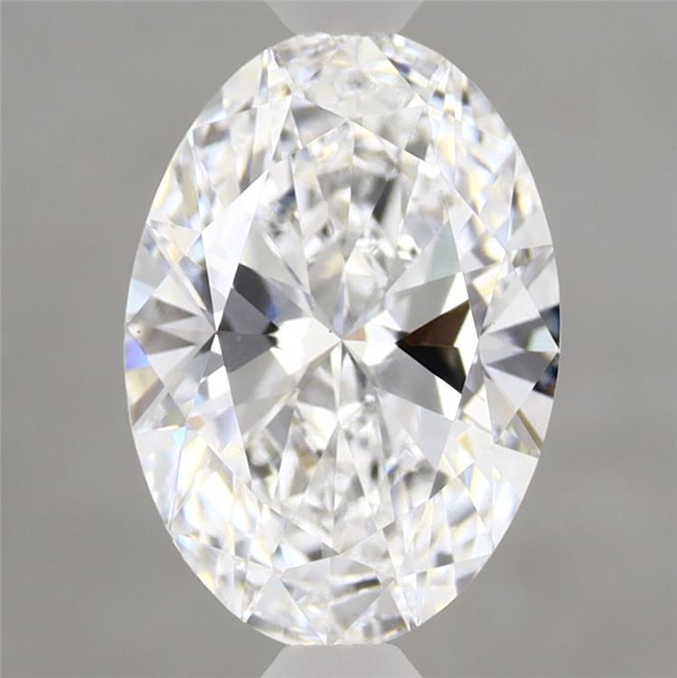 1.92 Carat Oval Shaped, Ideal Cut, D Color, VVS2 Clarity, IGI Certified Lab Grown Diamond