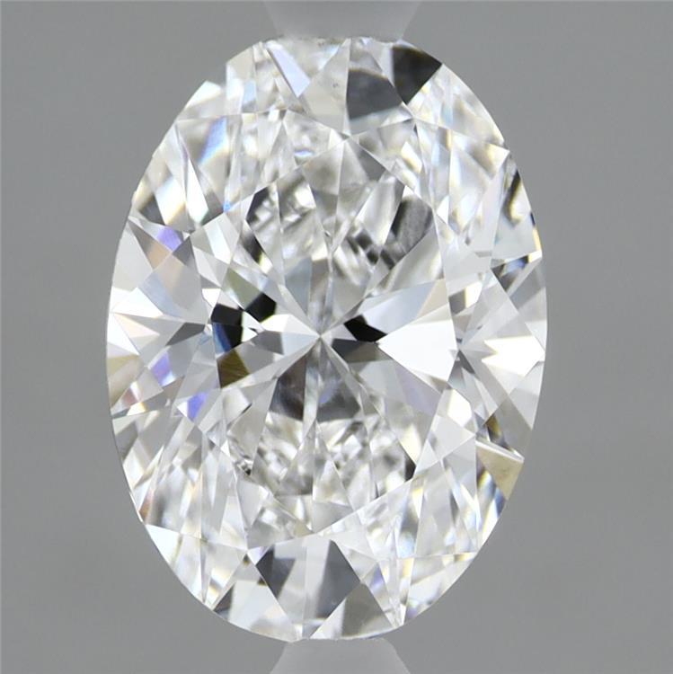 1.90 Carat Oval Shaped, Ideal Cut, D Color, VVS2 Clarity, IGI Certified Lab Grown Diamond