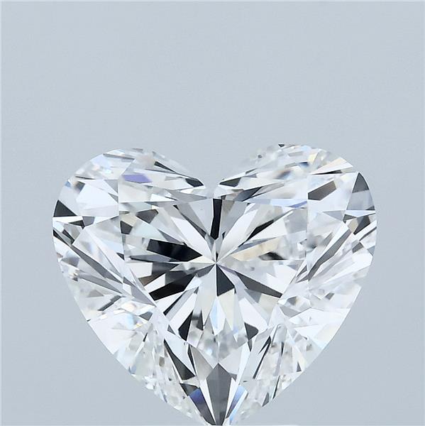 4.05 Carat Heart Shaped, Ideal Cut, E Color, VVS2 Clarity, IGI Certified Lab Grown Diamond