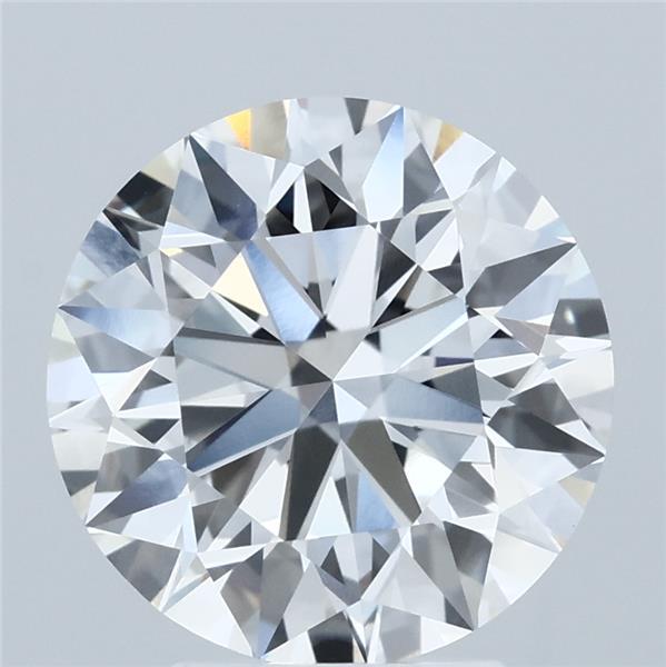 4.00 Carat Round Shaped, Ideal Cut, F Color, VVS2 Clarity, IGI Certified Lab Grown Diamond