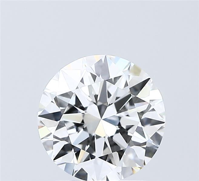 2.01 Carat Round Shaped, Excellent Cut, D Color, VVS2 Clarity, IGI Certified Lab Grown Diamond