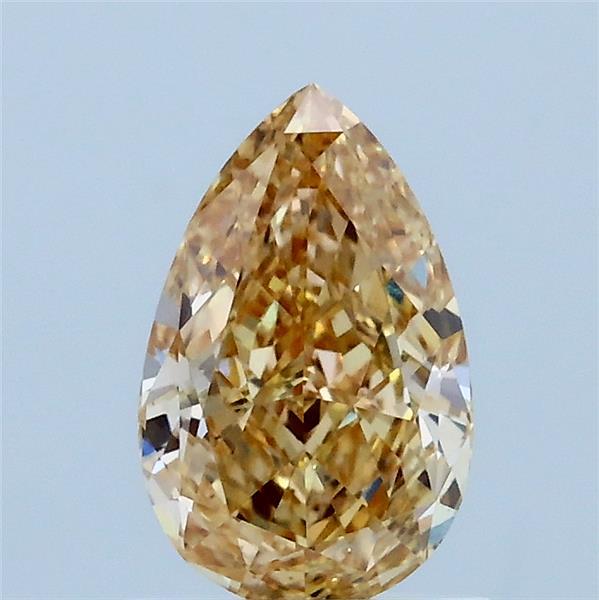 1.04 Carat Pear Shaped, Excellent Cut, FANCY YELLOW Color, VS1 Clarity, IGI Certified Lab Grown Diamond