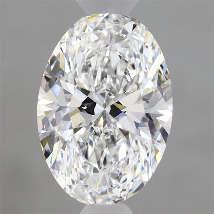 1.58 Carat Oval Shaped, Ideal Cut, D Color, VVS2 Clarity, IGI Certified Lab Grown Diamond