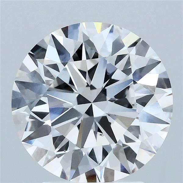 3.08 Carat Round Shaped, Ideal Cut, E Color, VS1 Clarity, IGI Certified Lab Grown Diamond