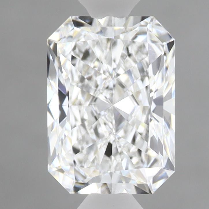 1.37 Carat Radiant Shaped, Ideal Cut, D Color, VVS2 Clarity, IGI Certified Lab Grown Diamond