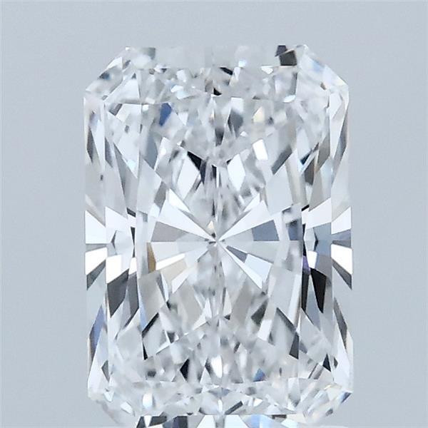 1.43 Carat Radiant Shaped, Ideal Cut, D Color, VVS2 Clarity, IGI Certified Lab Grown Diamond