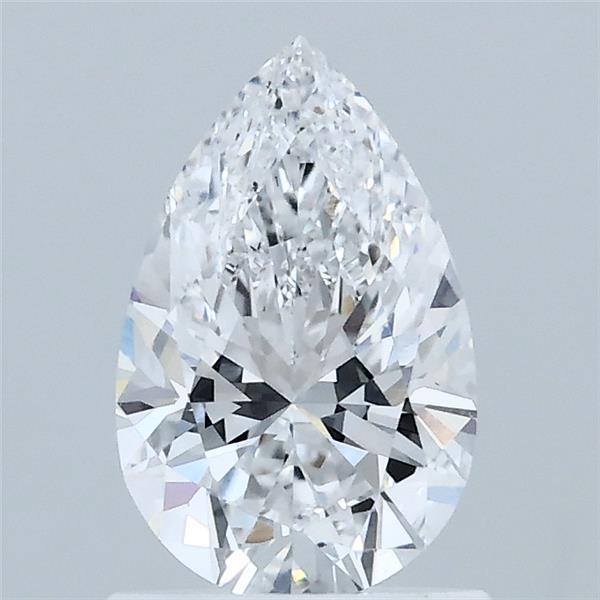 1.03 Carat Pear Shaped, Ideal Cut, D Color, VS1 Clarity, IGI Certified Lab Grown Diamond