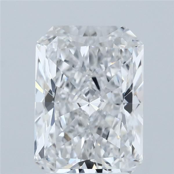 2.58 Carat Radiant Shaped, Ideal Cut, E Color, VVS2 Clarity, IGI Certified Lab Grown Diamond