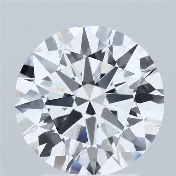 2.80 Carat Round Shaped, Ideal Cut, D Color, VS1 Clarity, IGI Certified Lab Grown Diamond