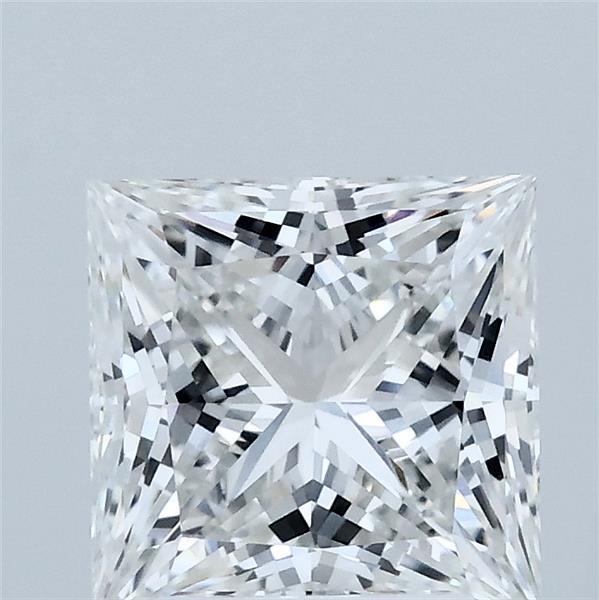 2.03 Carat Princess Shaped, Ideal Cut, F Color, VVS2 Clarity, IGI Certified Lab Grown Diamond
