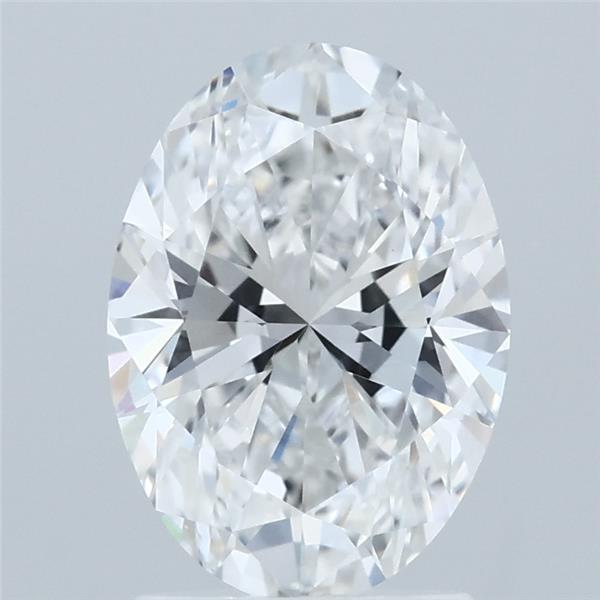 2.00 Carat Oval Shaped, Ideal Cut, D Color, VVS2 Clarity, IGI Certified Lab Grown Diamond